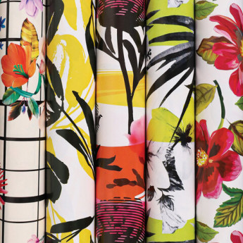 Бумага упаковочная мелованная 'Vintage Flowers' 70x100 см, 5 дизайнов ассорти, ЗОЛОТАЯ СКАЗКА, 591587