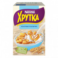 Завтрак Подушечки Хрутка хрустящие мультизлаковые с молочной начинкой, 250г