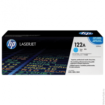 Картридж лазерный HP (Q3961A) ColorLaserJet 2550/2820 и другие, голубой, оригинальный, 4000 стр.