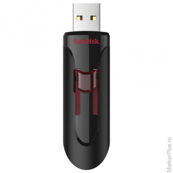 Флэш-диск 32 GB, SANDISK Cruzer Glide, USB 3.0, черный, Z600-032G-G35