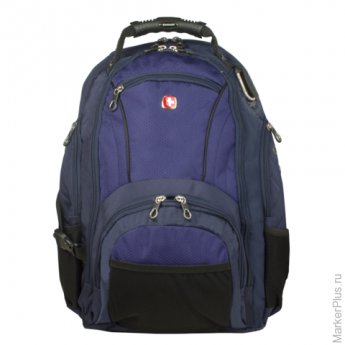 Рюкзак WENGER, универсальный, сине-черный, 29 литров, 35х19х44 см, 3181303408