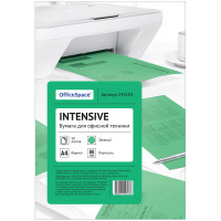 Бумага цветная OfficeSpace intensive А4, 80г/м2, 50л. (зеленый)