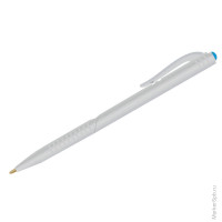 Ручка шариковая автоматическая "OfficeSpace" синяя, 0,7мм, белый корпус, 50 шт/в уп