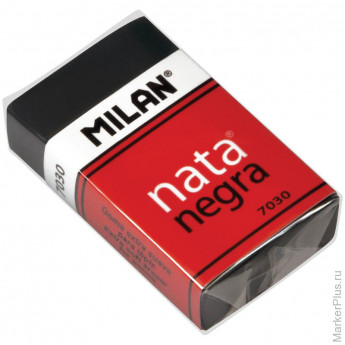 Ластик "Nata Negra", картонный держатель, 39*24*10мм