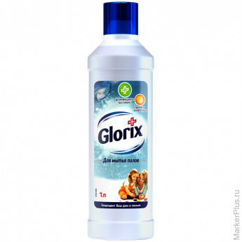 Средство для мытья полов Glorix "Свежесть Атлантики",1л