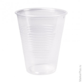 Одноразовый стакан, 180 мл, 1 шт., полипропилен (ПП), прозрачный, для холодного/горячего, СТИРОЛПЛАСТ, С.180.70.01