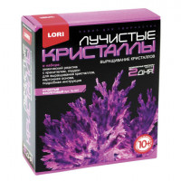 Набор для изготовления лучистых кристаллов "Фиолетовый кристалл", реагент, краситель, LORI, Лк-007