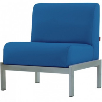 Мягкая мебель FA_ Сандра кресло к/з синий (Oregon 03)