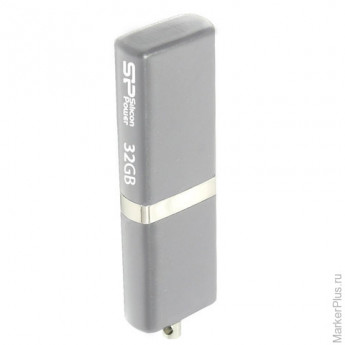 Флэш-диск 32 GB, SILICON POWER 710, USB 2.0, серебристый, SP32GBUF2710V1S