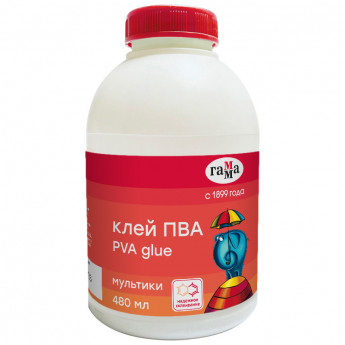 Клей ПВА Гамма 'Мультики', 480мл