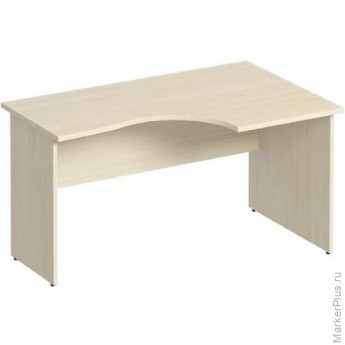 Стол эргономичный ST_Комфорт Правый дуб шамони светлый К.122 ДШ