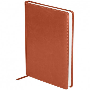 Ежедневник датированный 2020г., A5, 176л., кожзам, OfficeSpace "Nebraska", коричневый