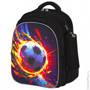 Рюкзак BRAUBERG KIDS MIND с пеналом в комплекте, 2 отделения, "Football", 40х28х18 см, 273178 Рюкзак BRAUBERG KIDS MIND с пеналом в комплекте, 2 отделения, "Football", 40х28х18 см, 273178