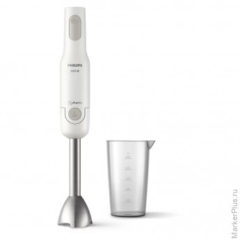 Блендер погружной PHILIPS HR2534/00, 650 Вт, 1 скорость, 1 насадка, стакан, белый Блендер погружной PHILIPS HR2534/00, 650 Вт, 1 скорость, 1 насадка, стакан, белый
