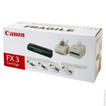 Картридж лазерный CANON (FX-3) L250/260i/300, MultiPASS L60/90, черный, оригинальный, ресурс 2700 ст