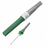 Игла двусторонняя 21G (0,8х25мм) зеленая 450072 VACUETTE 100шт/уп, комплект 100 шт