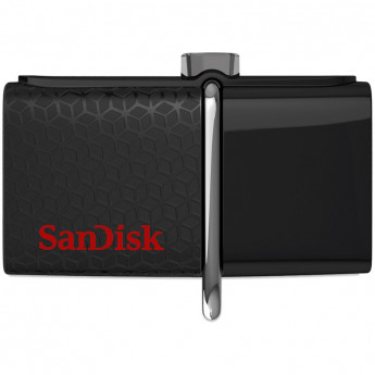 Память SanDisk "OTG Dual Drive" 64GB, USB3.0/microUSB, Flash Drive, черный