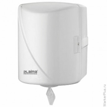 Диспенсер для полотенец с центральной вытяжкой LAIMA PROFESSIONAL ORIGINAL (Система М1/M2), белый, ABS-пластик, 605763