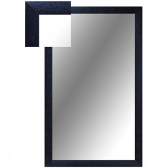 Зеркало KD_Зеркало настенное Attache 1801 ЧШ-1 черный шелк