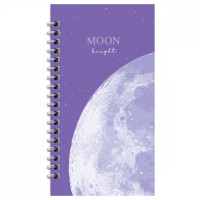 Записная книжка 95*175мм 96л. MESHU 'Moon light', матовая ламинация, выборочный УФ-лак