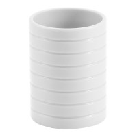 Стакан для ванной Trento белый, пластик Стакан для ванной Trento белый, пластик
