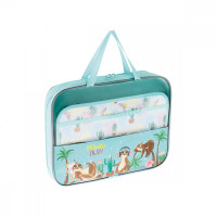 Папка с ручками А4 ArtSpace "Summer", полиэстер, на молнии, 50мм Папка с ручками А4 ArtSpace "Summer", полиэстер, на молнии, 50мм