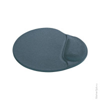 Коврик для мыши Defender EasyWork, серый, гелевая подушка, полиуретан, покрытие тканевое