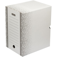 Короб архивный с клапаном OfficeSpace 'Standard' плотный, микрогофрокартон, 200мм, белый, до 1800л.