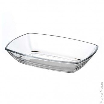 Блюдо, 120х180 мм, КОМПЛЕКТ 2 штуки, стекло, PASABAHCE "ТОКИО", фирменная подарочная упаковка, 54942