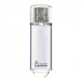 Накопитель Smartbuy V-Cut, 64Gb, USB 2.0, сереб, SB64GBVC-S