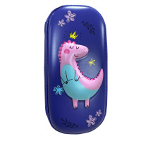 Пенал 3D Dino princess 1 секционный, фиолетовый Пенал 3D Dino princess 1 секционный, фиолетовый