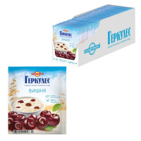 Каша Овсяная Русский Продукт геркулес с вишней, 30штх35 г, комплект 30 шт Каша Овсяная Русский Продукт геркулес с вишней, 30штх35 г, комплект 30 шт