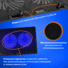 Подставка для ноутбука с охлаждением, 2 порта USB-A, LED-подсветка, 352х252 мм, BRAUBERG, 513617
