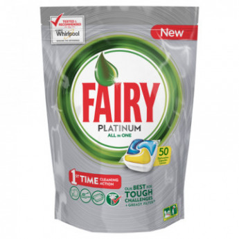 Капсулы д/посудомоечных машин FAIRY Platinum All in 1 50шт/уп, комплект 50 шт
