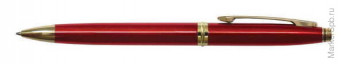 Ручка шариковая "Silver Luxe" синяя, 0,7мм, корпус бордо, механизм поворотный, инд. упак.