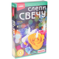 Набор для лепки свечей Lori "Слепи свечу. Розочки", картонная коробка