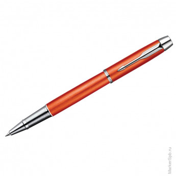 Ручка-роллер "IM Premium BG Red CT" черная, 0,8мм, подар.уп.