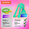 Скакалка спортивная 300 см, ПВХ, регулируемая длина, бирюзовая, DASWERK, 680028 Скакалка спортивная 300 см, ПВХ, регулируемая длина, бирюзовая, DASWERK, 680028