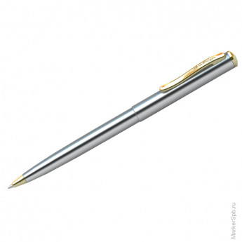 Ручка шариковая "Velvet Prestige" синяя, 0,7мм, корпус черный/золото, поворотная, пластик. футляр, ш