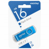 Флеш-диск 16 GB SMARTBUY Twist USB 2.0, синий, SB016GB2TWB