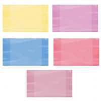 Обложка ПЭ для дневников и тетрадей ПИФАГОР, цветная, 60 мкм, 210х350 мм, 227422, 10 шт/в уп
