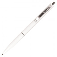 Ручка шариковая автоматическая SCHNEIDER 'K15', корпус белый, узел 1 мм, линия 0,5 мм, синяя, 130820