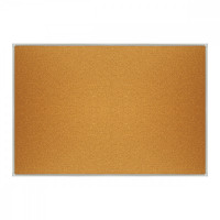 Доска пробковая OfficeSpace, 100*150см, алюминиевая рамка