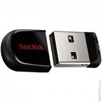 Память SanDisk "Cruzer Fit" 16GB, USB 2.0 Flash Drive, черный