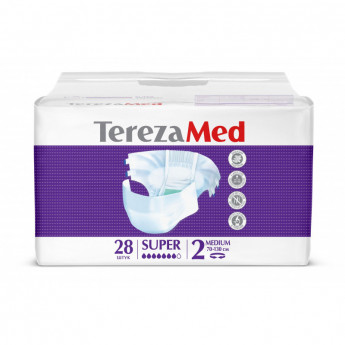 Подгузники TEREZA MED super medium (№2) 28 шт/уп (90260)