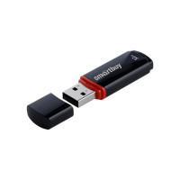 Накопитель Smartbuy Crown, 32Gb, USB 2.0, чер, SB32GBCRW-K