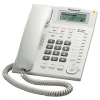 Телефон Panasonic KX-TS2388RUW белый,АОН,ЖК дисплей