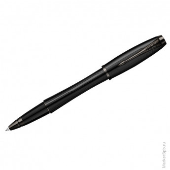 Ручка-роллер "Urban Premium Matte Black" черная, 0,8мм, подар.уп.