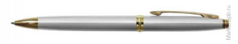 Ручка шариковая "Silver Luxe" синяя, 0,7мм, корпус серебро, механизм поворотный, инд. упак.
