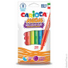 Фломастеры CARIOCA "Neon", 8 цветов, флуоресцентные, суперсмываемые, картонный конверт, 427